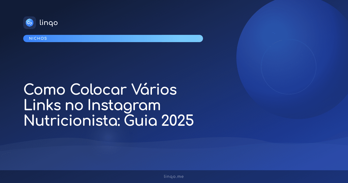 Nutricionista utilizando o smartphone para configurar múltiplos links no perfil do Instagram