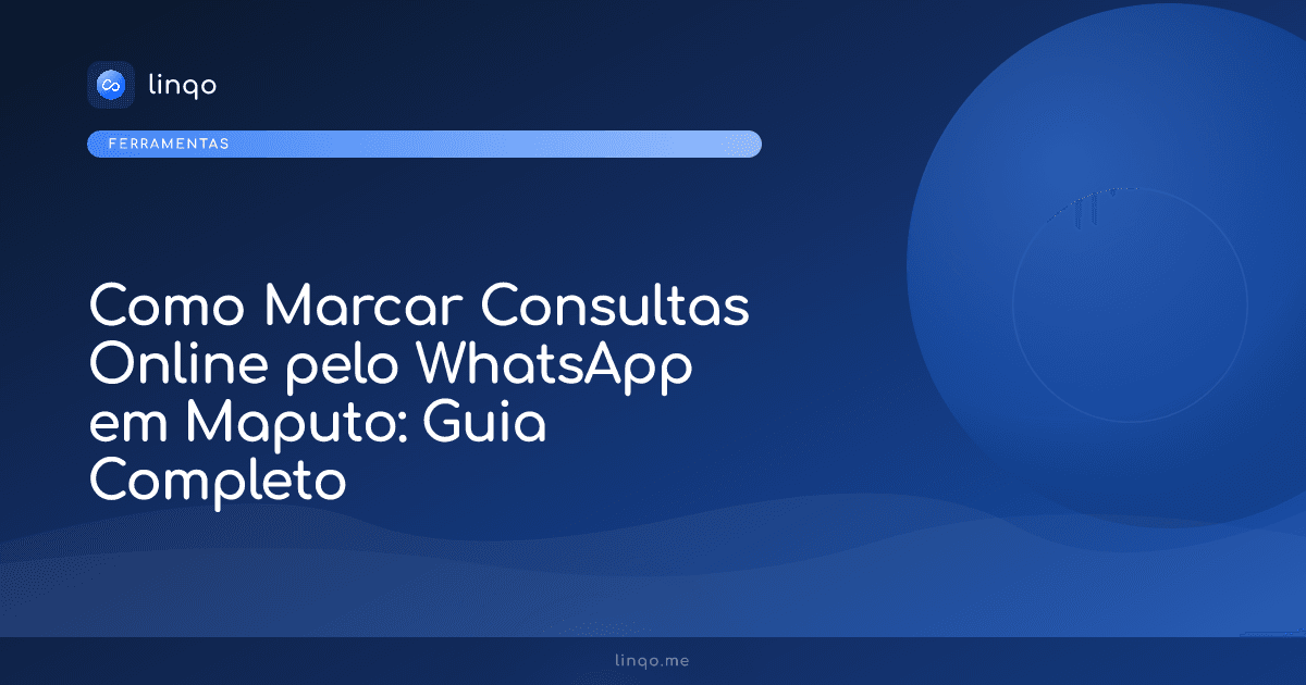 Profissional de saúde em Maputo a gerir agendamentos de consultas no telemóvel via WhatsApp