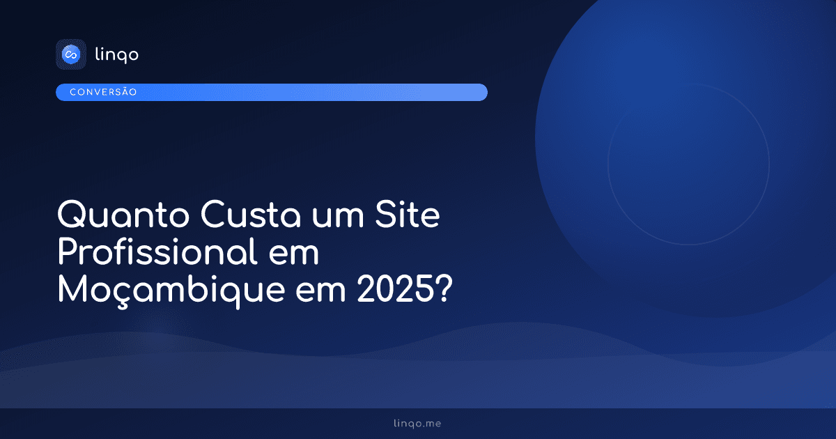 Pessoa a analisar custos de desenvolvimento de um site profissional em Moçambique num portátil
